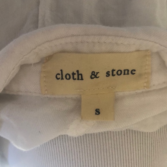 Anthropologie cloth & stone white button down - Picture 2 of 4
